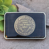 Shaddy Milt's Silk Garter Brothel Token Buckle