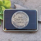 Fat Ann's Saloon Brothel Token Buckle