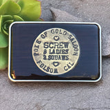 Poke of Gold Saloon Brothel Token Buckle